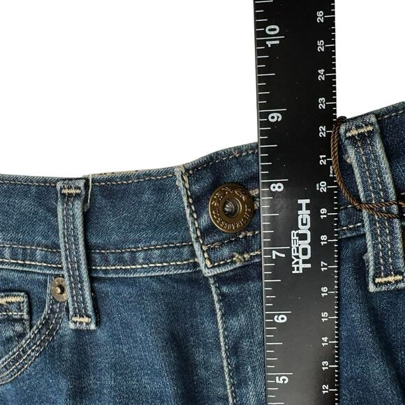 LEVI'S NWT Women's size 6 529 Curvy Bootcut Stretch Dark Indigo Field Blue Jeans - Picture 8 of 10